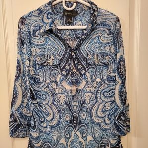 INC International Concept L Blouse